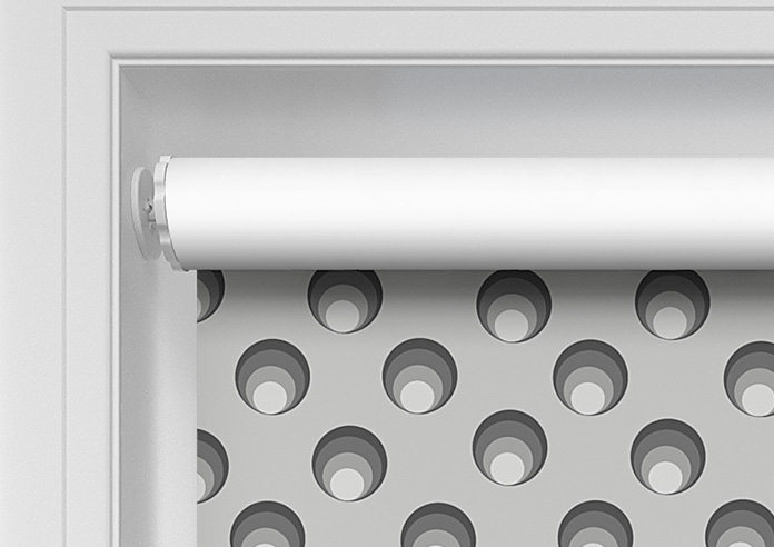 Retro 60s Spots, Onyx - Twist&Fit Roller Blind - Image 10